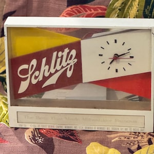 Schlitz Clock Light - Etsy