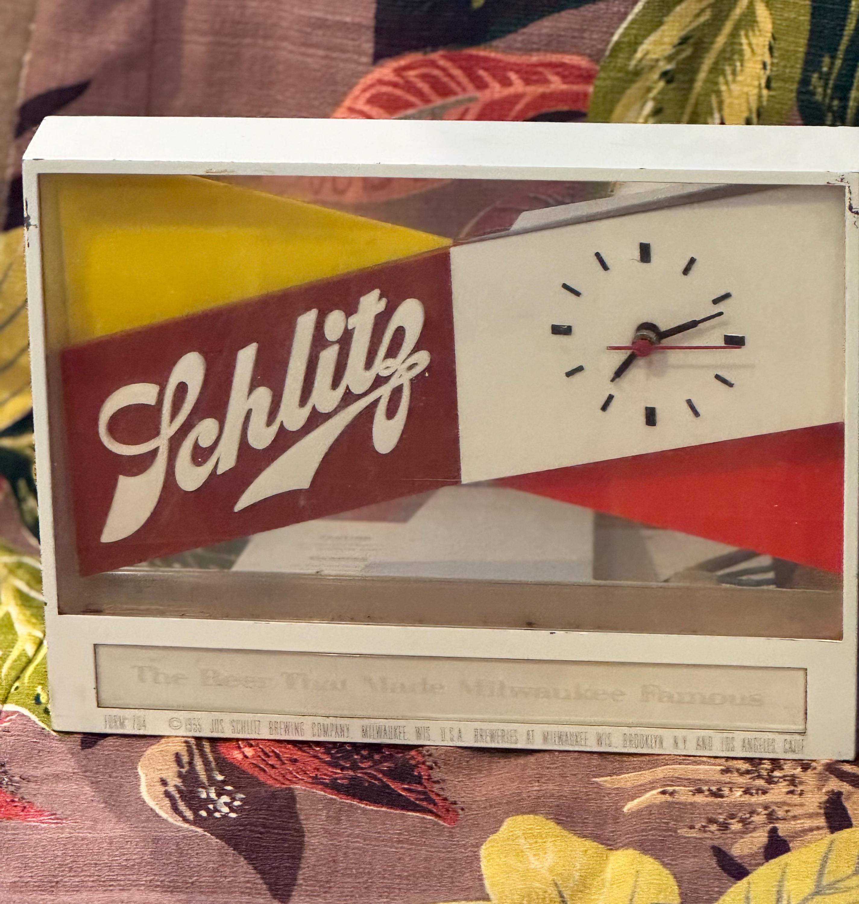 Schlitz Beer Clock - Etsy