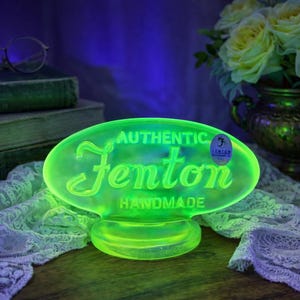 Fenton Glass Dealer Signs - Etsy