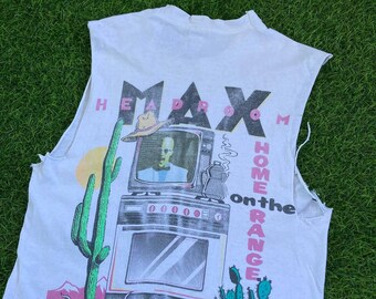 Vintage 1987 Max Headroom Sleeveless