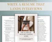 Resume Writing Guide | Resume Formatting Help | How to Write a Resume | 2-Page Resume Format + Cover Letter Writing Tips