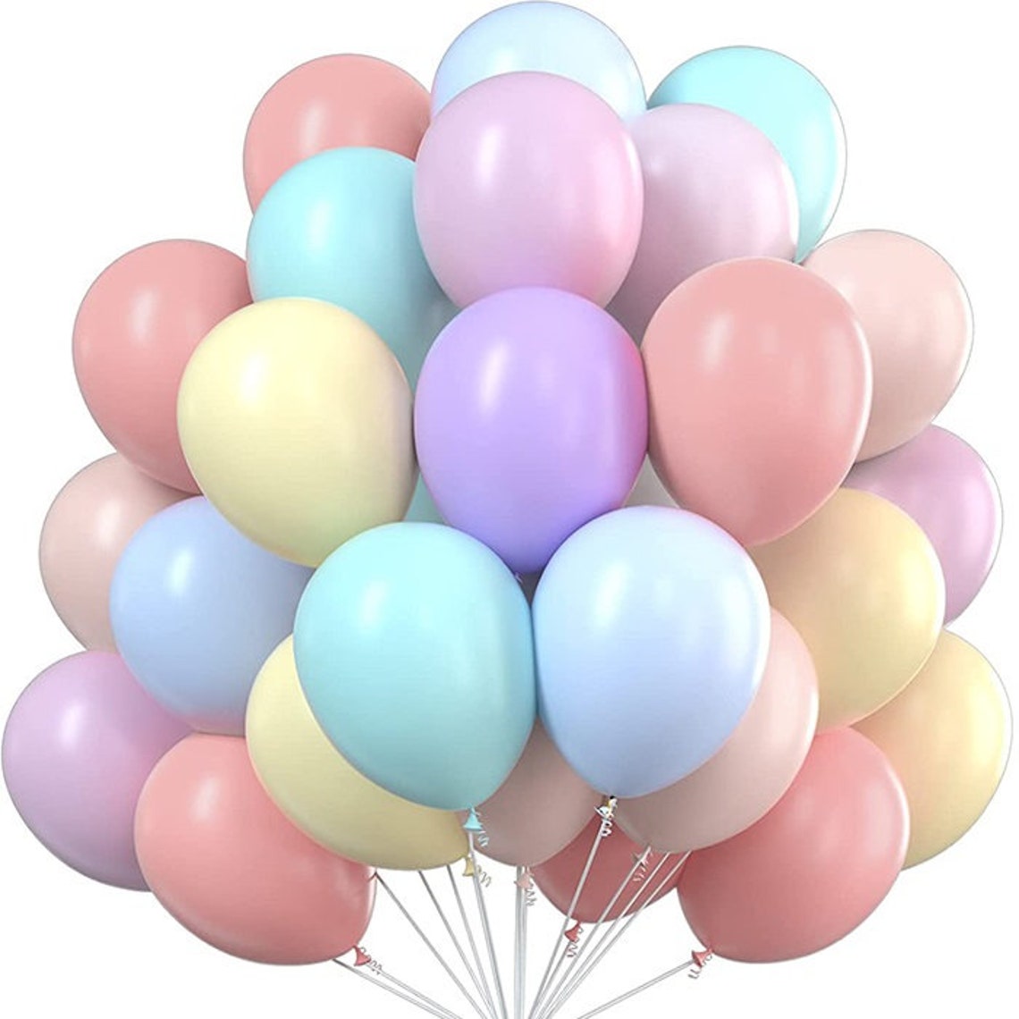 12 Macaron Balloons for Party, Birthday, Wedding, Macaron Pearl Macaron