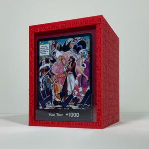 Deckbox Red Poneglyph / Deckbox One Piece / TCG / Kartenbox / Kartenaufbewahrung / Deckbox / Deckbox / Kartenbox