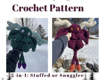Lilith the Night Forest Nymph Crochet Pattern 2-in-1