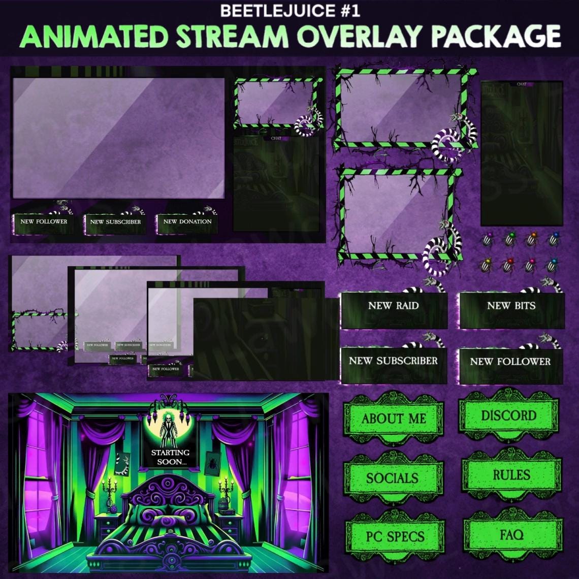 Tim burton background - Etsy België, image size:1140x1140