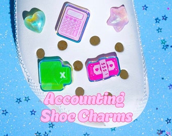 Accountant Shoe Charms