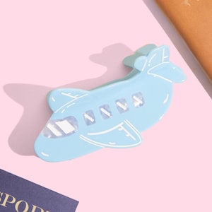 Airplane Hair Clip, Flight Attendant Gift, image 1