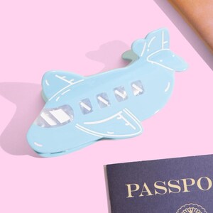 Airplane Hair Clip, Flight Attendant Gift, image 2