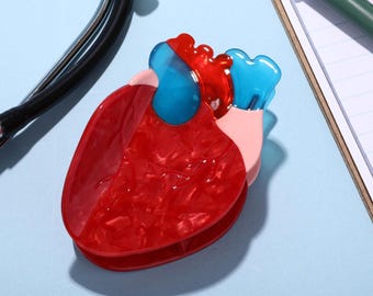 Anatomische Herz Haarkralle Clip