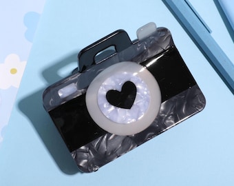 Camera Hair Clip, Photographer Gift