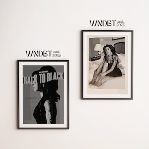 FULL HD Amy Winehouse Posters, Three Posters in One, 600 Dpi Resolution, Music Poster, Hand-Drawn Style, Home Decor, Back to Black