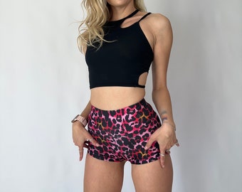 Women pole dance wear exotic dance clothing dance costume with pole shirt and shorts stripper clothes exotic outfit pole set