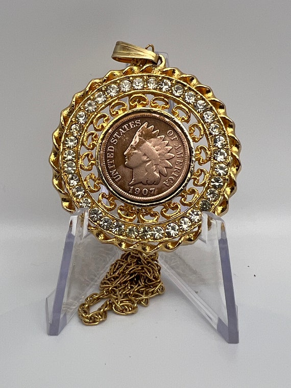 1907 Indian head penny pendant