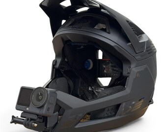 Suporte de queixo Leatt Enduro 4.0 para GoPro | Suporte para câmera de ação em capacete de MTB