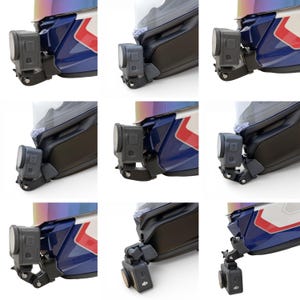 Support de mentonnière AGV K6 S pour GoPro | Support de casque moto pour caméra d'action image 6