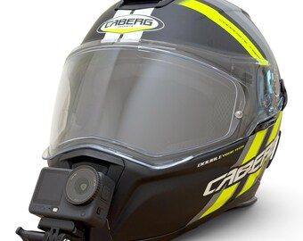 Suporte de queixo Caberg Drift Evo para GoPro | Suporte para capacete de motocicleta com câmera de ação
