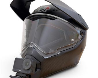 Suporte de queixo AGV AX9 para GoPro | Suporte para capacete de motocicleta com câmera de ação