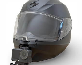 Soporte de mentón Scorpion EXO-391 para GoPro | Soporte para casco de motocicleta con cámara de acción