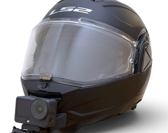 Suporte de queixo LS2 Advant 2 FF910 para GoPro | Suporte para capacete de motocicleta com câmera de ação