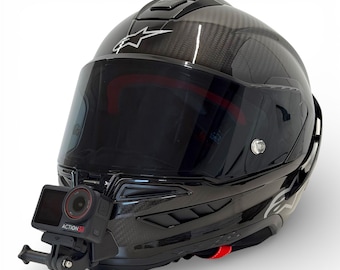 Supporto per mento Alpinestars Supertech R10 per GoPro | Supporto per casco da moto per action cam