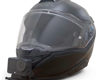 Suporte de queixo NEXX X.TR para GoPro | Suporte para capacete de motocicleta com câmera de ação