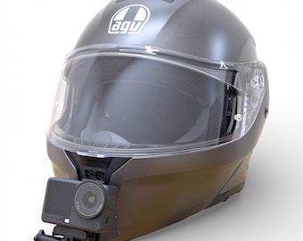 agv helmet camera mount AGV Streetmodular Chin Mount for Gopro | Action Cam Motorcycle Helmet Mount