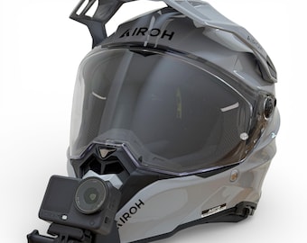 Supporto per mento Airoh Commander 2 per GoPro | Supporto per casco da moto per action cam