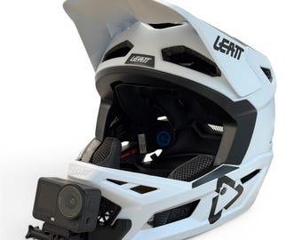 Suporte de queixo Leatt Gravity 4.0 para GoPro | Suporte para capacete de MTB com câmera de ação