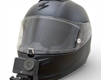Soporte de mentón Scorpion EXO-R1 Evo 2 para GoPro | Soporte para casco de motocicleta con cámara de acción