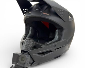 Soporte de mentón Alpinestars SM3 para GoPro | Soporte para casco de motocicleta Action Cam