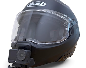 Suporte de queixo HJC F100 para GoPro | Suporte para câmera de ação em capacete de motocicleta