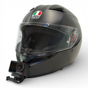 Supporto per mento AGV K3 S per GoPro | Supporto per casco da moto con action cam immagine 1