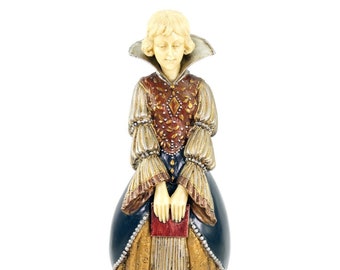 Figura de bronce Art Déco - Jeune femme au livre - firmada Chiparus