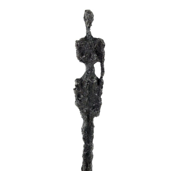 Standing Woman - Abstract Bronze Sculpture - Alberto Giacometti Statue - Swiss Artist - Bronze Figure