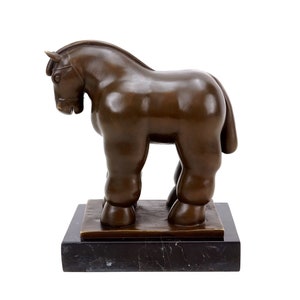 Fernando Botero - The Horse - Horse 06 - Berlin 2007 - Modern Bronze Statue - Bronze Figure