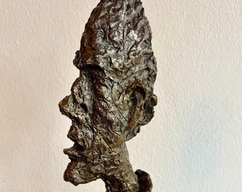 Big Head of Diego - Alberto Giacometti - Bronze Statue - Abstract Bronze Figure - Bronze Sculpture