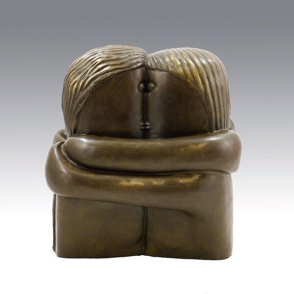 Modern Art Bronzefigur - Skulptur – Der Kuss (1907) – Constantin Brancusi - Love Decor - Liebesstatue