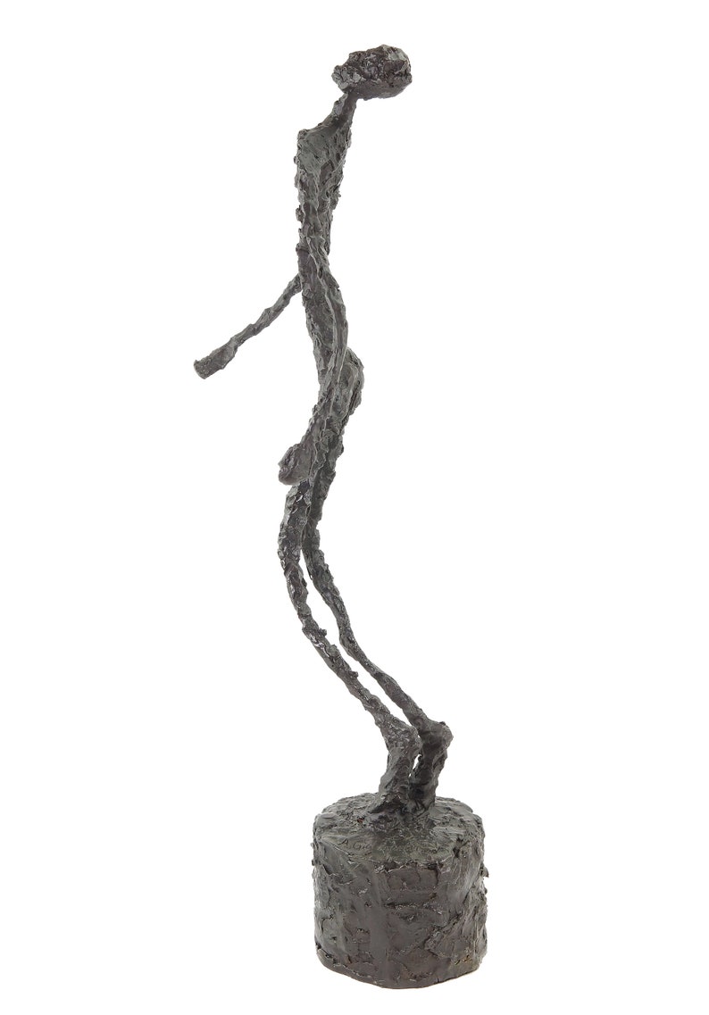 Alberto Giacometti Homme qui chavire Falling Man Bronze Statue image 3