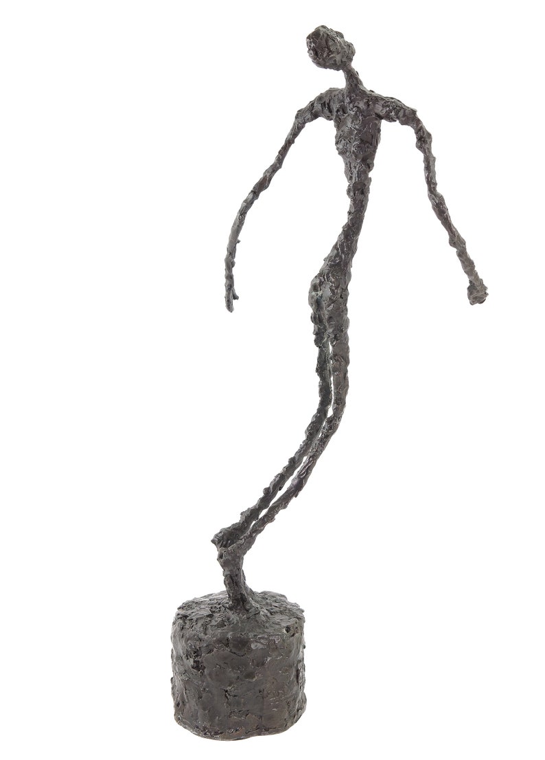 Alberto Giacometti Homme qui chavire Falling Man Bronze Statue image 4