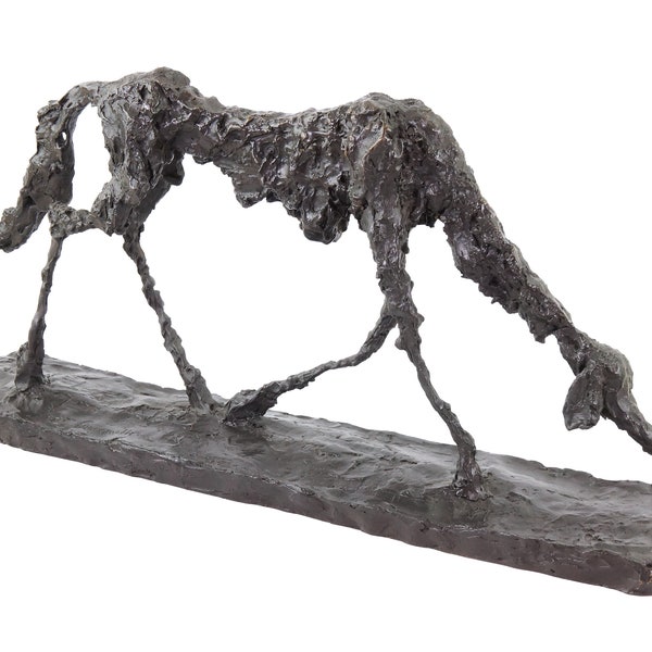 Hund - (Le Chien) 1951 Bronzestatue - Skulptur - Alberto Giacometti - Bronzefigur - Statue - Moderne Kunst