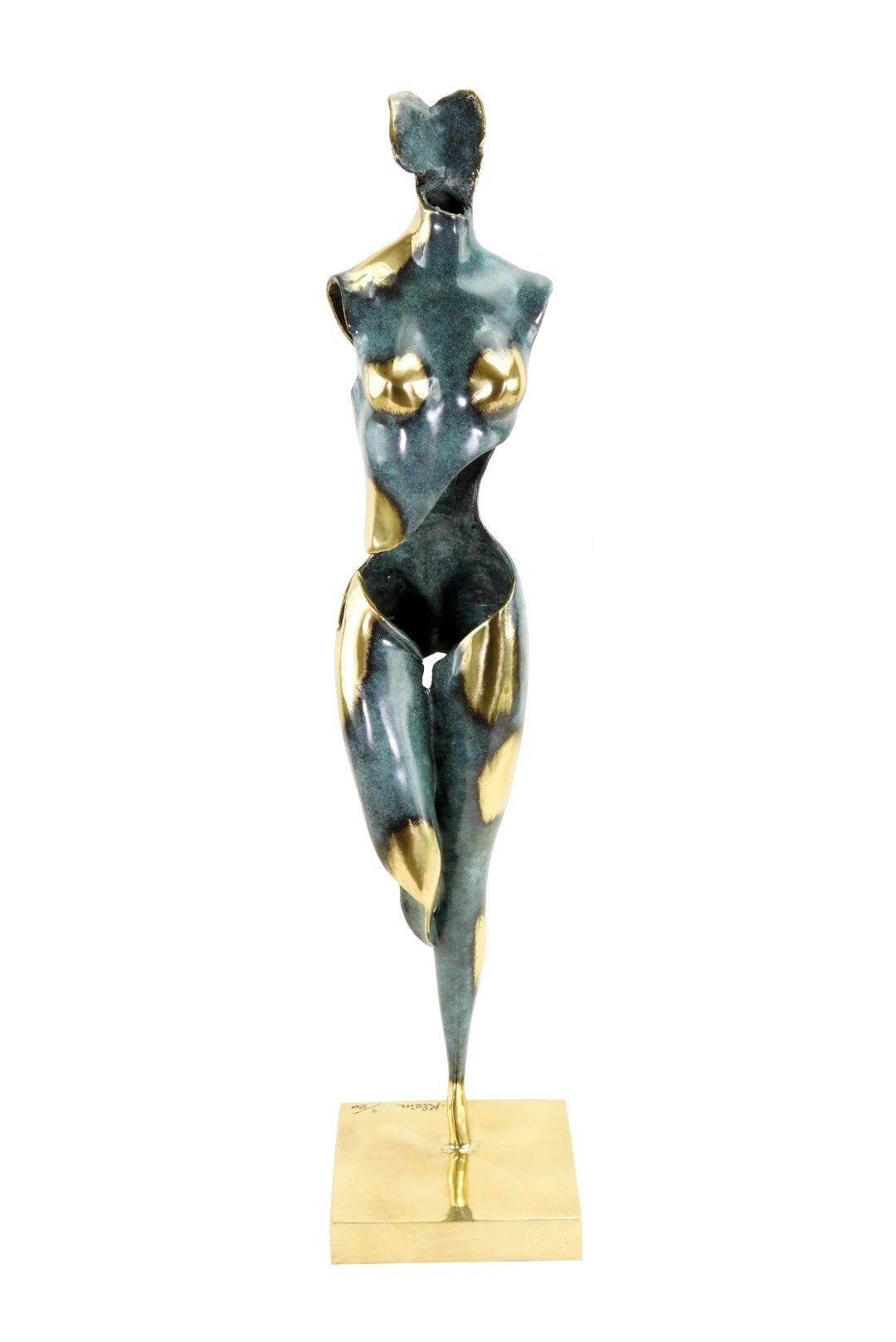 Golden Tooth Modern Art Bronze Statue by Martin Klein Dentist Decoration  Doctor 