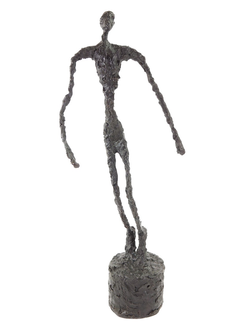 Alberto Giacometti Homme qui chavire Falling Man Statue en bronze Figure en bronze Sculpture en bronze Sculpture image 9