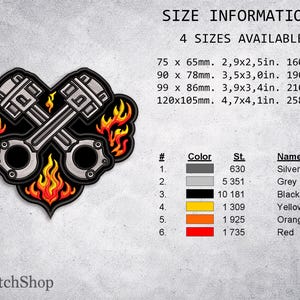 Biker Embroidery Bundle Skull Designs, Motorcycle Patch Pack, Ride or Die, Born to Ride, Gothic Embroidery Files, Digital Download image 7