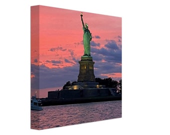 Lady Liberty Leinwanddruck, Freiheitsstatue Wandkunst