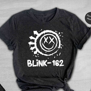 Blink 182 Shirt, Vintage Band Shirt, Smile Face Shirt, Vintage Smile Tee, Blink 182 Band Tee, Vintage Style, Blink 182 Rock Shirt