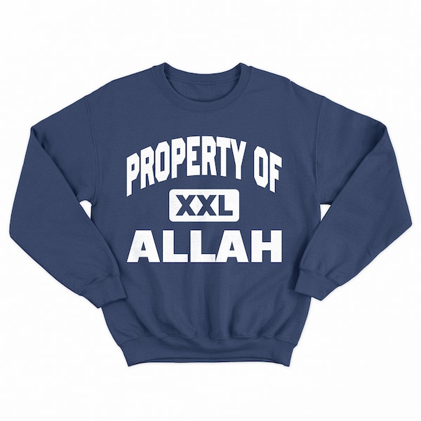 Property Of Allah Sweatshirt, Mike Tyson Sweatshirt, Tyson Sweatshirt, Muslim Sweatshirt, Kick Box Sweatshirt