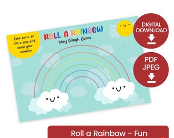 Haz rodar un arcoíris - Juego de plastilina