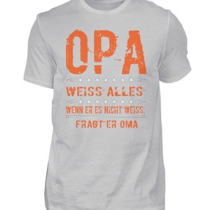 Lustiges Opa T-Shirt mit Spruch | Opa Sommer Shirt | Oma Opa Präsent | Geschenkidee zum Vatertag | Geburtstagsgeschenk Opa | Herren Shirt