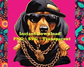 Dachshund PNG | Dachshund SVG | Doxie Sublimation | Wiener Dog Art