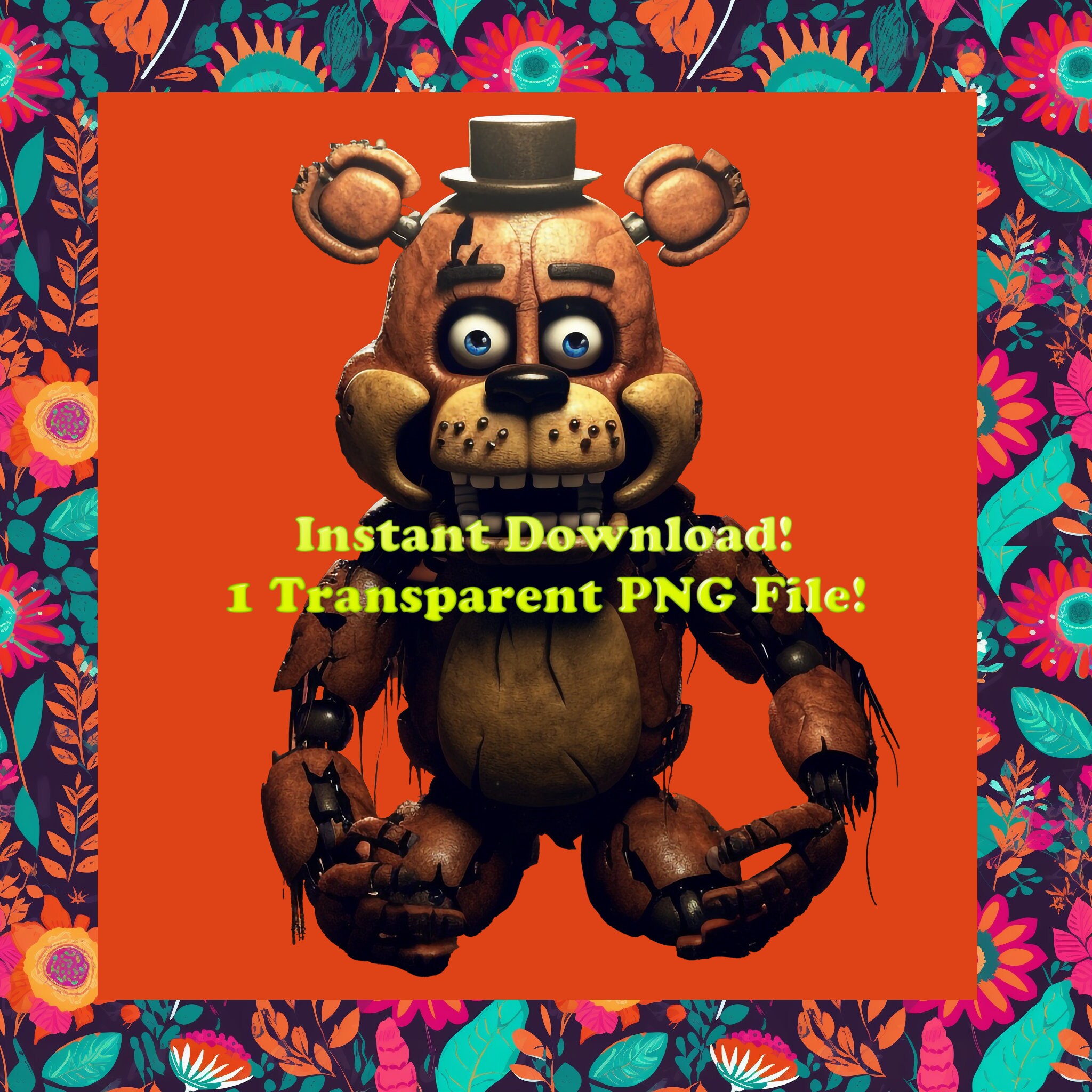 CD, Withered Freddy transparent background PNG clipart